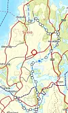 Ruta var nøy planlagt på førehand.