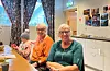 Frå venstre Lilly Marie Grinde, Hannah Ingebrigtsen og Torhild Matre. Hanna og Torhild er begge med i Bua kvinne- og familielag og står bak julemessa saman med ein god gjeng eldsjeler. Foto: Anne Synnøve Breistig