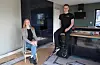 Kjøkkenet er på plass og huset nærmar seg fullføring. Det er Janna Hanstvedt og Andreas Eikeland glade for.