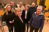 Det nye styret i Sveio næringsforum er f.v. Grethe Lier Alne, Per Ove Økland, Nina Matre, Solfrid Hjortland Kinn, Reidun Ann Støle, Andreas Moe Larsen og Thor Kinn. Også Rune T. Hollekim er i styret, en var ikkje til stades då bildet blei tatt. FOTO: TORSTEIN TYSVÆR NYMOEN