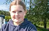 Linnea Eidesvik Monsen (12) har vore aktiv på Tjernagel Ridesenter sidan 2020.