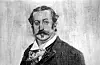 Alexander Kielland måla av Eilif Petersen i 1887.