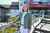 Cathrine Ellingsen hadde sin første dag som ny økonomisjef i Sveio kommune 5. mai. Foto: Morten Vågset Møller
