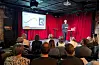 Fysikar og klimaforskar Bjørn Samset under Cicero-seminaret. Foto: