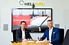 Manfred Volanthen, adm. dir. i Swire Oilfield Services og Oddvar Østensvik, gründar og tidlegare majoritetseigar i Helifuel AS.