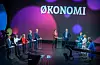 I år er det kommune- og fylkestingsval, likevel er det rikspolitikarane som frontar valkampen i media. Her ser vi partileiardebatten under Arendalsveka.