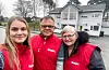 Dagleg leiar Susanne Lie Vallestad, journalist Einar Vestvik og redaktør Ellen Marie Hagevik ønsker alle ei riktig god jul! Foto: Susanne LIe Vallestad