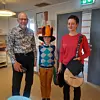 Familien Sandaker Borodovskaya, beståande av Kjell, Mikkel Odd og Marina, har hatt ein flott minikonsert for bebuarane på avdeling Sørbakken. Marina spelar på eit russisk strengeinstrument, Kjell spelar munnspel, og sonen Mikkel Odd (10) har alt spela piano i 2 1/2 år.