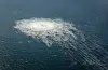 Det er oppdaga lekkasjar på gassrøyrleidningane Nord Stream 1 og 2 utanfor den danske øya Bornholm. Foto: Danske forsvaret / NTB / NPK
