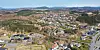 Dronefoto sveio sentrum vigdarvatnet sveioåsen