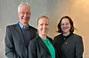 Vestlandsrådet består av fylkesordførarane i Vestland, Møre og Romsdal og Rogaland. Frå venstre Jon Askeland (Vestland), Marianne Chesak (Rogaland) og Like Matmosø Hoem (Møre og Romsdal). Foto: Rune Haugsdal / Vestland fylkeskommune.