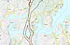 E39 i ny trasé blir det største naturinngrepet me får sjå i Sveio i vår levetid, om planane blir realiserte. Sjølve arealbeslaget blir enormt, men skadeverknadane går mykje lenger enn til vegskuldra, skriv Olav Østebø Olsen. Utsnitt frå Statens vegvesen sitt kart over traseen.
