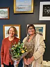 Sigrid Johanne Ørevik (t.v.) er Sivert Ørevik si dotter. Ruth Østebøvik Eriksen representerte Sveio kommune.