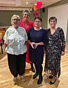 Arrangementskomiteen: Frå venstre Målfrid Nymark, Marianne Bårdsen Lønning, Lillian Mjånes og Alfhild Vikse. Foto: Privat