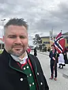 Tore Fykse hadde i år oppgåva som leiar i 17.mai komiteen i Sveio.