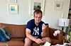 Bård Skogen har fulgt bagasjesporet daglig på mobilen – fredag morgen kom gladmeldingen. Foto: Privat
