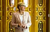 Liv Signe Navarsete (Sp) i vandrehallen på Stortinget. Foto: Håkon Mosvold Larsen / NTB / NPK