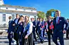 Det var flere i toget som fikk med seg at Vestavind var tilstede. Foto: Morten Vågset Møller