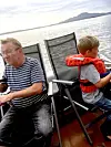 Gratulerer med farsdagen, Tore Økland! Hilsen Noah, Emil og Nathaniel.