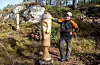 Rhododendronparkane Rex Garden og Rex Island med Kenneth Ravn Ottesen (bildet) sine treskulpturar har blitt populære turmål.