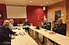 Kontroll- og kvalitetsutvalet hadde møte denne veka. F.v. Arne Valen (Sp), Solfrid Aasen (Sp), Ole-Ørjan Hov (MDG), Per S. Wathne (KrF, møtte som vara for Marit Elise Lier, Ap) og Gustav Eidsvåg (FrP).