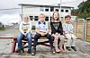 Frå venstre: Annika Mølmer Stokkenes, 5 årAskil Tvedte Ravatn, 6 årPetra Marianna Wanag, 6 år William Samuelsen, 5 årValestrand Oppvekstsenter