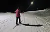 Me møtte fleire på ski denne onsdagskvelden, dei starta turen med å gå motsett veg – ved å først passera klubbhuset til Haugaland golfklubb, og ikkje ta til høgre med ein gong. Det kjem an på om du vil ha ein isete start eller slutt.