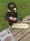 Tunga beint i munnen, her pågår trebåtsnekring.