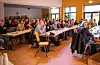 Rundt hundre deltakarar fylte soknehuset under beredskapsrådet.