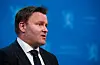 Assisterande helsedirektør Espen Rostrup Nakstad på torsdagens pressekonferanse om koronasituasjonen. Foto: Terje Bendiksby / NTB / NPK
