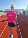 Lene Amundsen Våge er organisator for Never give up. Ho var på banen i 24 timar.