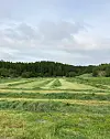 @lampe_huset Da er denne flotte «bakken» slått for første gang denne sommeren, mye gras #slottonn #gamlegårder