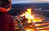 Vardebrenning på Hopsfjellet.