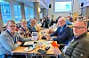 Sveibuar på nyttig eldrerådskurs i Bergen. Frå venstre Sveio Helge Matre, Rakel Øyerhamn, Mathias Vikse og John Gustav Eilerås.