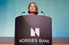 Sentralbanksjef Ida Wolden Bache skal i dag klokka 10 avsløra om styringsrenta blir kutta. Foto: Heiko Junge / NTB / NPK