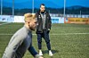 Sveio-trener Henrik Grasdal Larsen mener kampen mot Åkra 2 var et steg fremover sammenlignet med de to siste kampene, til tross for tap. Arkivfoto: Torstein Nymoen