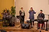 Songgruppa Sela på soknehuset i Sveio.To av medlemmane( Astrid Karin Strand og Ann Helen Velde) var ikkje til stades då biletet vart tatt.Frå venstre: Robert Bauge, Erna Vestvik Andersen, Lisbeth Våbene og Sveinung Andersen.FOTO: PRIVAT