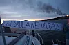 Bilkortesje frå Valevåg 11. april 2021.kortesje protest grendaskular opptog auklandshamn