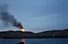 Bilkortesje frå Valevåg 11. april 2021.kortesje protest grendaskular opptog auklandshamn