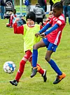 Sveio (gule overtrekk) – Vard gutar 8 år. FOTO: ELLEN MARIE HAGEVIK