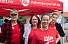 Linn Therese Erve (Ap) vil kjempa for fire nye år som ordførar. Her saman med partifellene Jon Arne Valen, Ragnhild Lysen og Tatsiana Kozel.