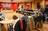 Olav Østebø Olsen (SV) og Kjartan Moe Hustvedt (MDG) var de eneste som stemte imot rådmannens forslag i saken om næringstomtene på Ekrene. Foto: Morten Vågset Møller.