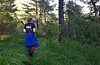 På veg ned frå Emberlandsnipen ein sommarkveld.