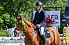 Patrick Reine Severinsen og hesten Knaller van de Baanse, også kalla Bamse.