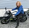 Ein som er super fornøyd med ny sykkel. Glede seg til og begynne å kjøre. #kawasaki #ninja #125 #sigmamotor #superstolt #happy #tøffingen #selvstendig #snartvoksen #vestavindsveio
