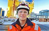 – Eg har fått prøvd meg på ulike arbeidsoppgåver og er nå i prefabrikasjonsavdelinga hos Aibel, seier Ståle Christiansen, som er lærling på andre året. Foto: Thomas Førde