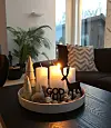 ⭐️ Da var det første søndag i advent!Jeg er ferdig med julekalender og julegaver (nesten alle ????) Satser på mye kos og lite stress i desember ❤️Ha en flott søndag ⭐️#5inspo #advent #førstesøndagiadvent #onmytable #lysfat #adventsfat #vestavindsveio