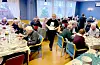 Willy Mjånes og resten av kystlag-gjengen hadde kontroll på serveringa.FOTO: PRIVAT