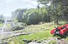 Storstilt sankthansfeiring i Oavika. Hyttefolk og oabuar i alle aldrar tok del i den etterlengta bygdefesten. FOTO: PRIVAT