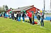 På sidelinja var det til tider tett med folk. FOTO: ELLEN MARIE HAGEVIK
